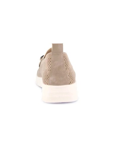 Grunland Sivi mocassino laserato super leggero